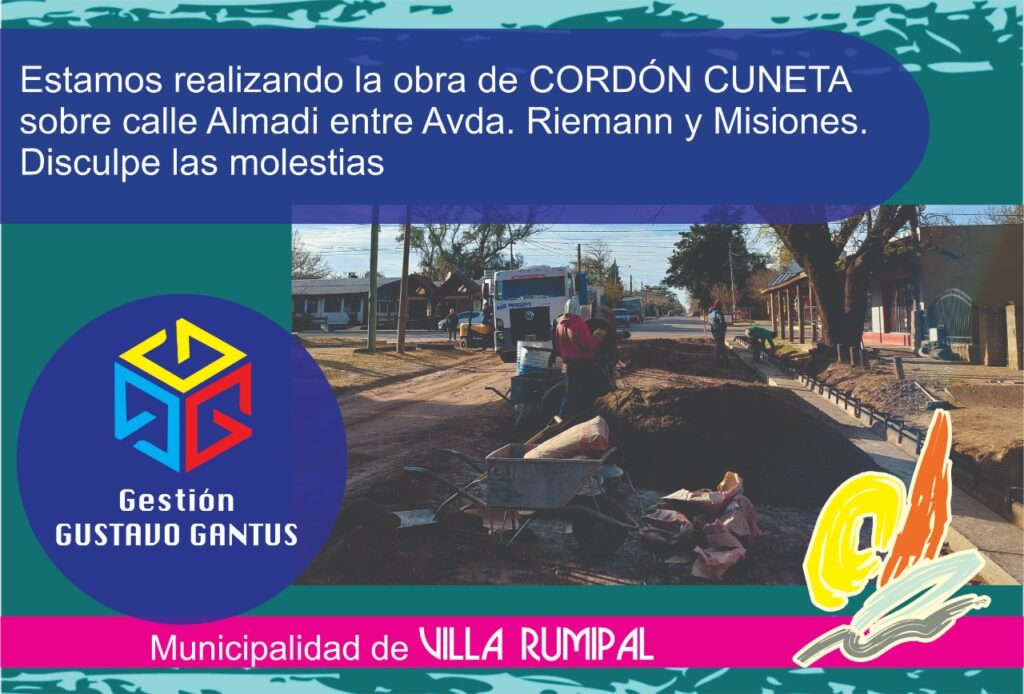 OBRA CORDON CUNETA