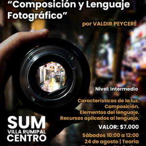 ¡Sumate al curso de «Composición y Lenguaje Fotográfico»! 📸✨