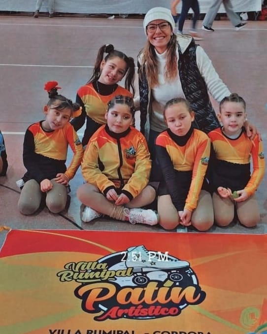 Nuestras Patinadoras Brillaron en el Torneo Regional de Berrotarán